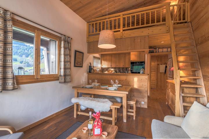 Gîte pour 4 personnes, avec balcon, adapté aux familles à Megève - 4