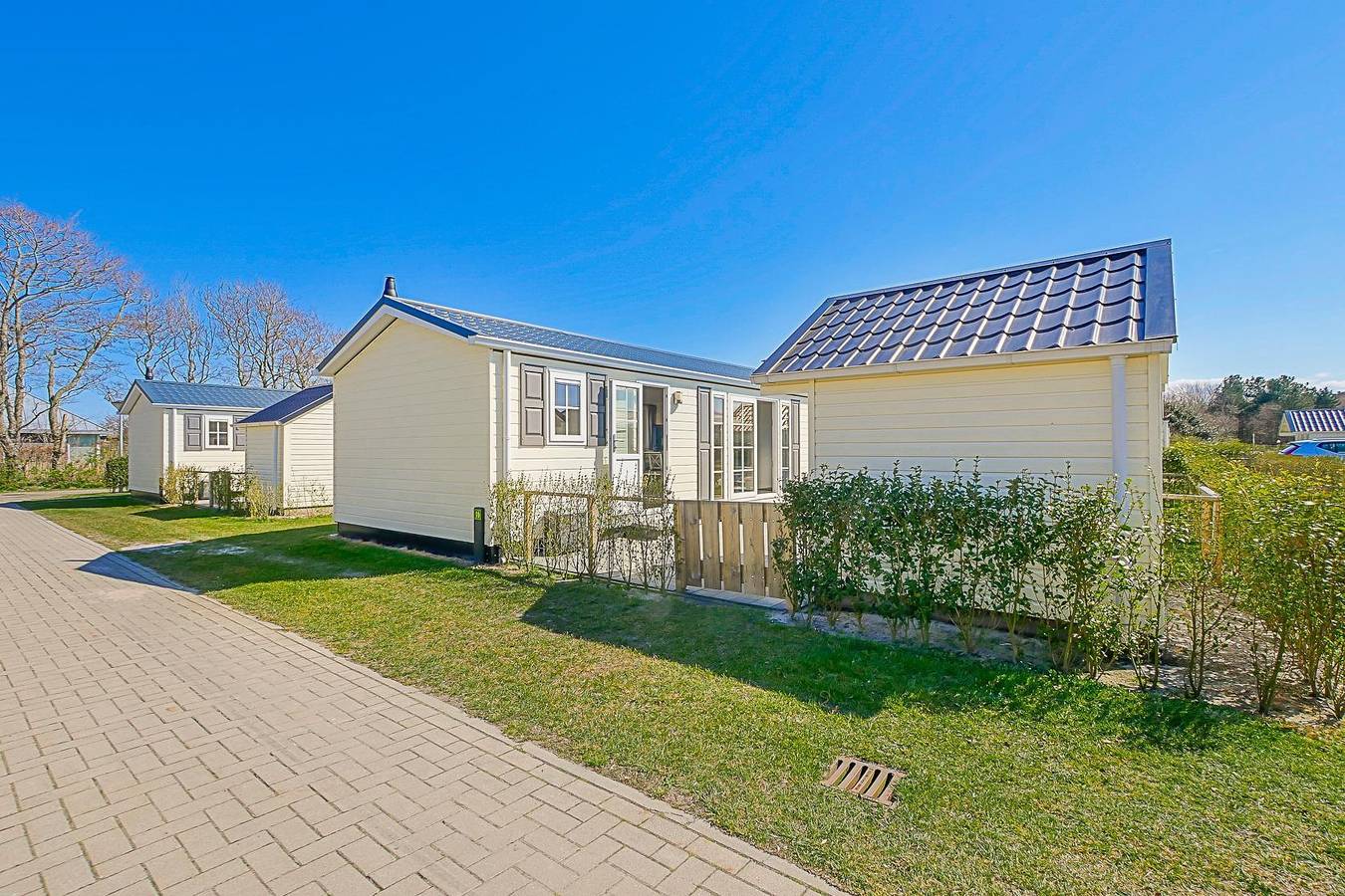 Vrijheid aan de kust — Chalet Luttikduin Nr. 19 in Callantsoog, Niederländische Nordsee