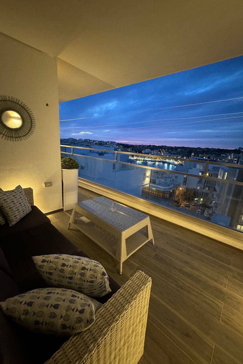 Appartement entier, 4. Apartment mit 2 Schlafzimmern und Meerblick in Marsaskala, Île de Malte