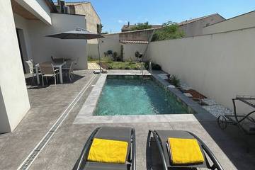 Villa pour 6 personnes, avec terrasse à Gignac