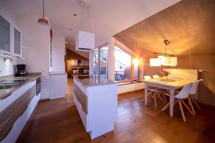 Ferienwohnung für 3 Personen, mit Sauna und Balkon sowie Garten - 1