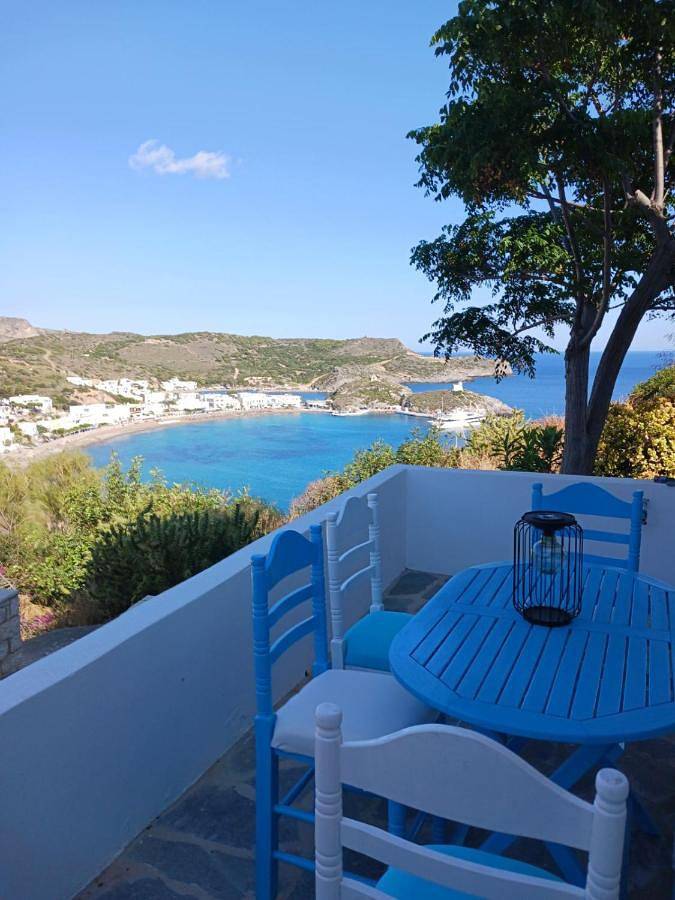 Vakantiewoning voor 2 personen, met uitzicht en terras op Kythira