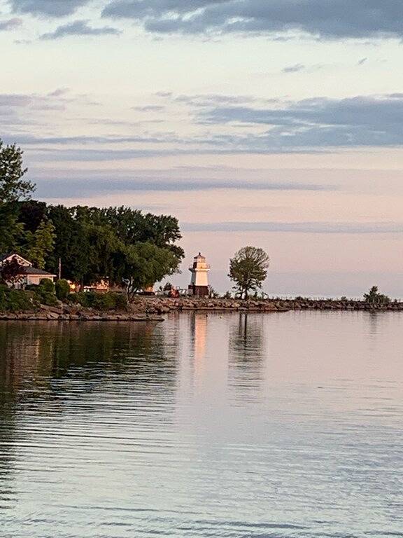 Vintage Lake Ontario Hütte im Jahre 1902 gebaut. in Ontariosee