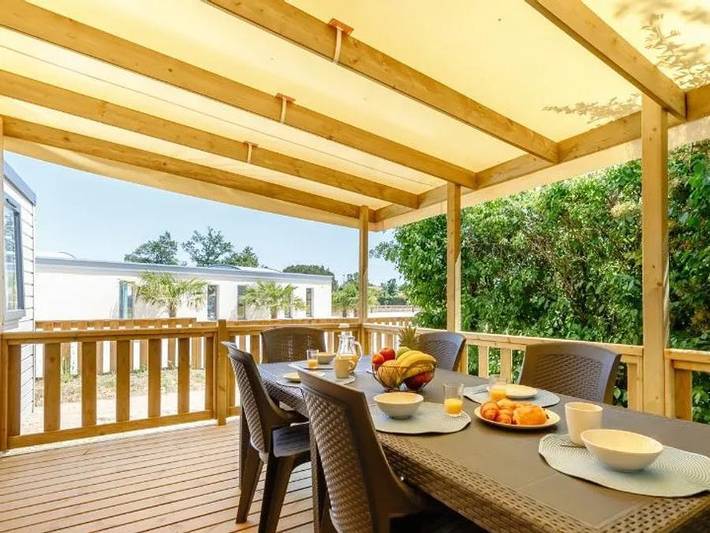 Mobil home pour 6 personnes, avec bassin pour enfant à Bois-de-Céné - 3