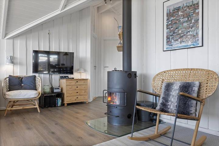 Ferienhaus mit Carport auf Naturgrundstück in Skodbjerge, Haurvig