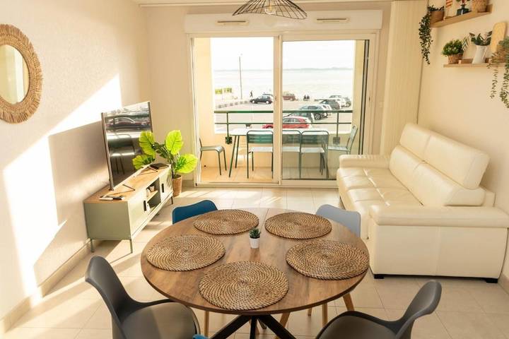 Appartement de vacances pour 5 personnes, avec vue et balcon