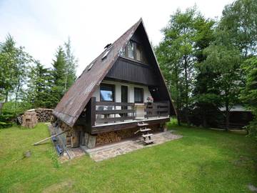 Chalet für 6 Personen, mit Terrasse und Garten im Erzgebirge (Tschechien)