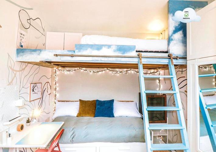 Appartement de vacances pour 2 personnes, avec jardin