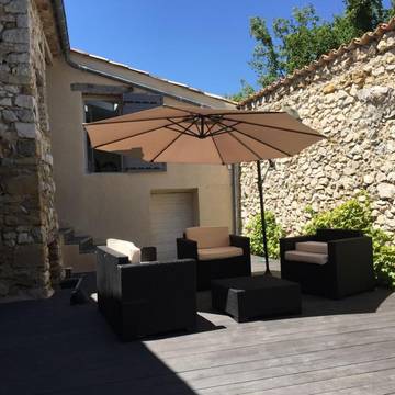 Maison de vacances 'Luxueuse Bergerie Pied Du Ventoux' avec vue sur la montagne et Wi-Fi