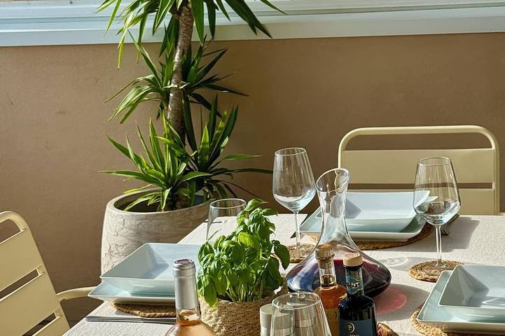 Villa für 6 Personen, mit Balkon und Pool sowie Garten, mit Haustier - 1