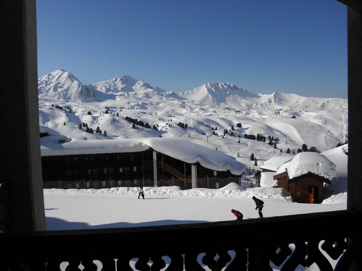 Apartamento entero, Apartamento 'Le Flocon de la Lognan' con vistas a la montaña y balcón in Belle Plagne, La Plagne-Tarentaise