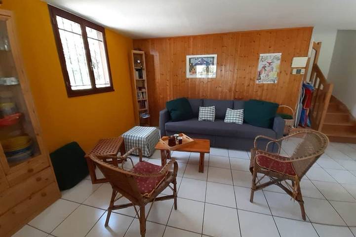 Maison de vacances individuelle dans jardin méditerranéen 1200m2 in Leucate, Côte méditerranéenne (France)