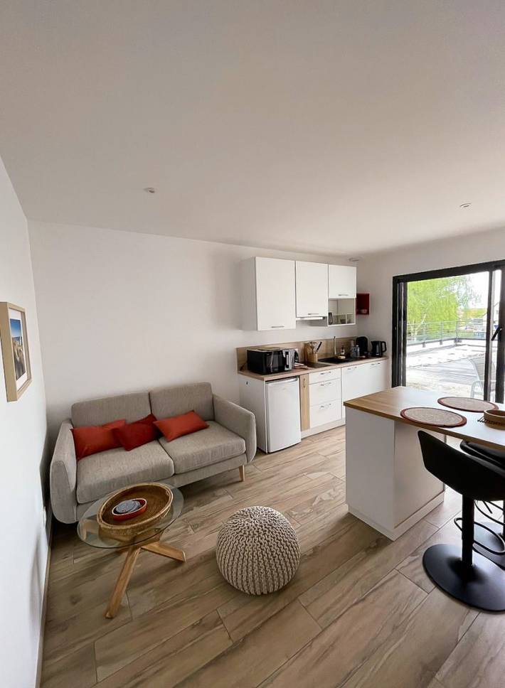 Gîte pour 2 personnes, avec terrasse à Colleville-Montgomery
