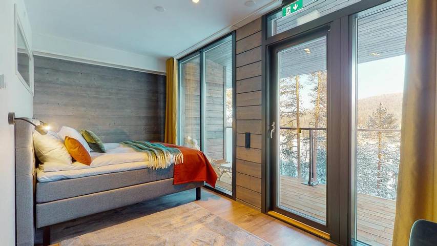 Ferienhaus für 4 Personen, mit Sauna und Terrasse sowie Ausblick und Seeblick, mit Haustier in Finnland