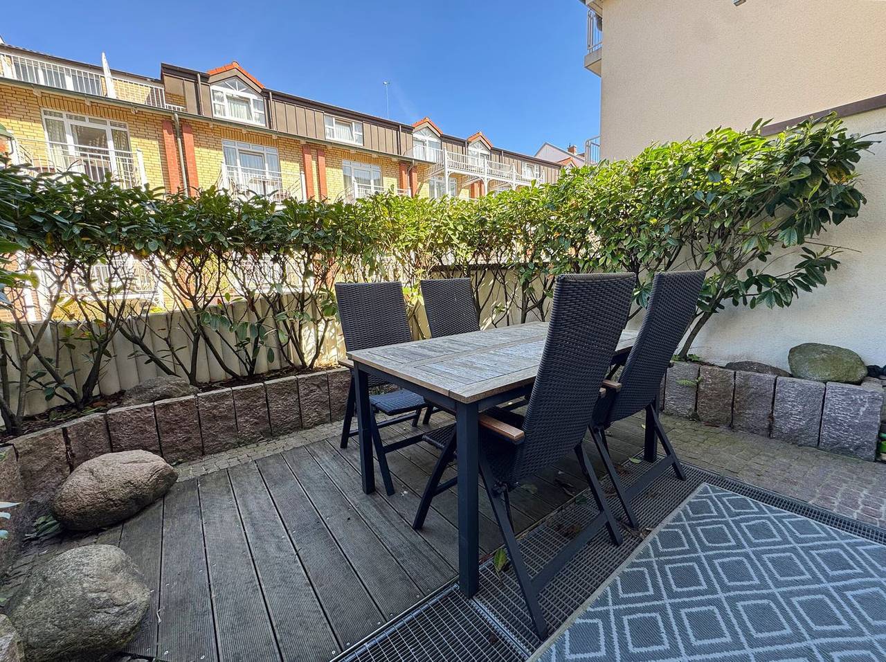 Ganze Wohnung, Schwertmuschel auf Norderney – 65 m² für bis zu 4 Gäste mit Terrasse in Norderney