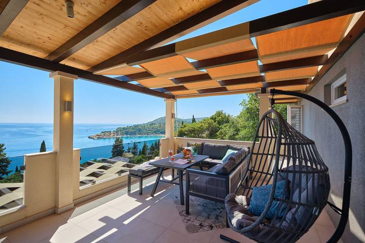 Ganze Wohnung, Ferienwohnung für 6 Personen mit Whirlpool in Mlini, Dubrovnik-Neretva
