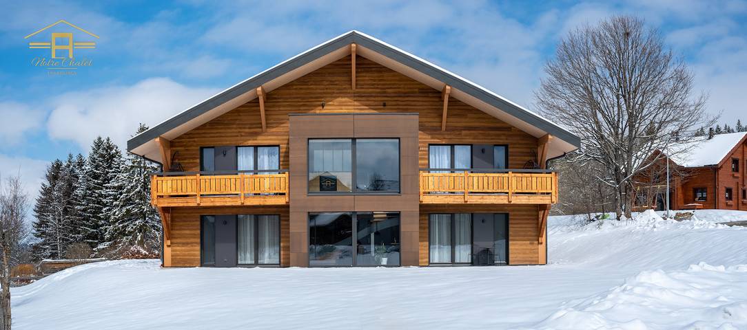 Studio pour 15 personnes, avec terrasse ainsi que jardin et sauna