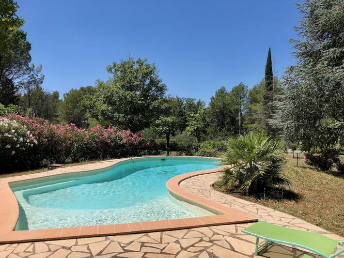 Maison de vacances pour 7 personnes, avec Terrasse ainsi que Jardin et Piscine