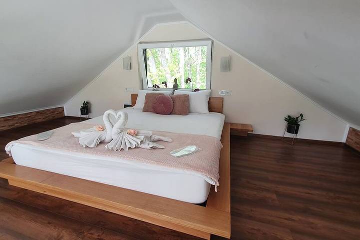 Moderne Villa mit Pool und Jacuzzi auf ruhigem Oriovac-Hügel in Slawonien. in Brod-Posavina