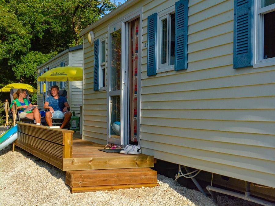 Camping La Draille - Mobilhome 6 personnes - Salignac in Salignac-Eyvigues, Dordogne