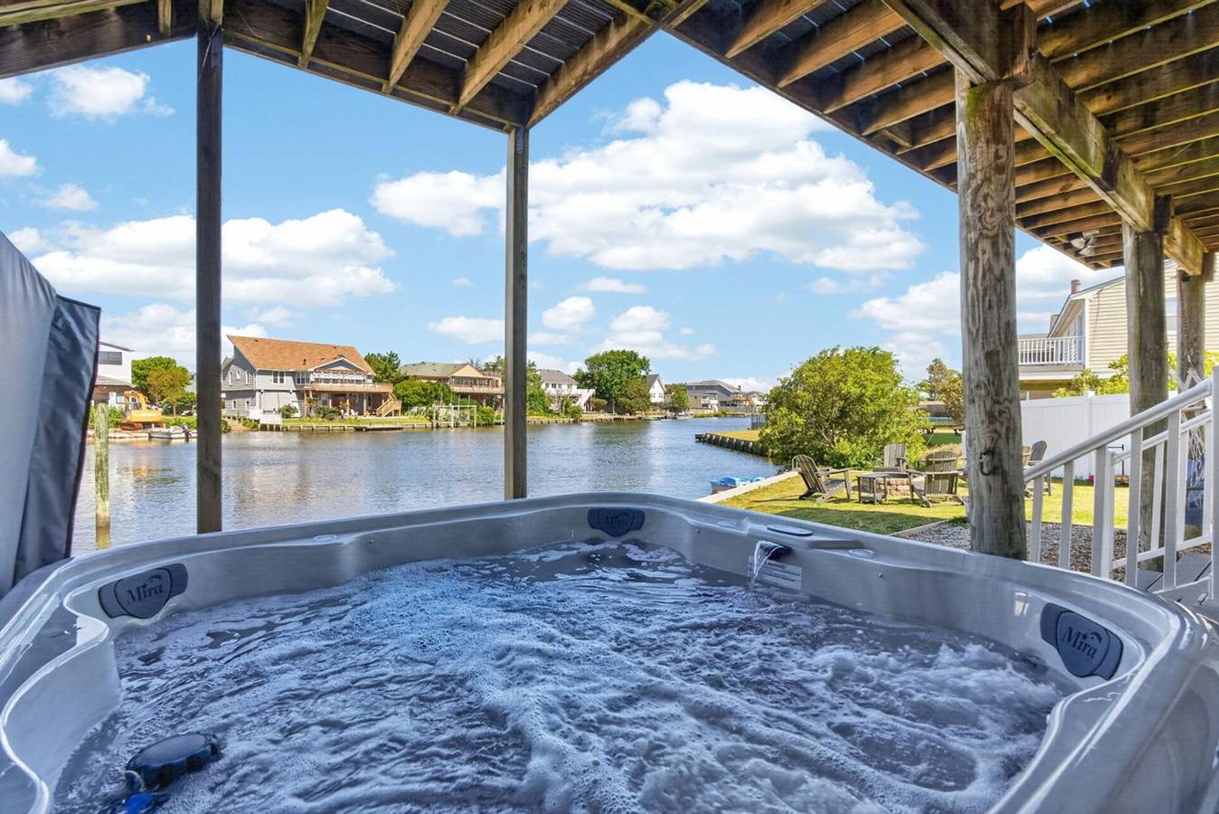 New! Coastal Getaway, Waterfront, Pool & Hot Tub in Sandbridge, Virginia Beach