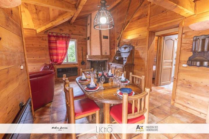 Chalet pour 8 personnes, avec jardin ainsi que vue et terrasse à Ax-les-Thermes - 3