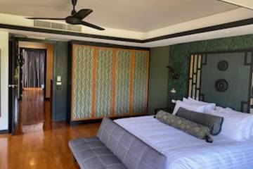 Location de vacances pour 4 personnes, avec piscine ainsi que vue sur le lac et jardin, adapté aux familles en Thailande