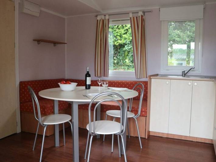 Mobil home pour 8 personnes, avec terrasse et piscine à Saint-Cybranet - 2