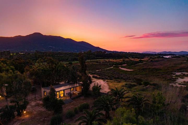 Bungalow für 3 Personen, mit Terrasse in Süd Sardinien