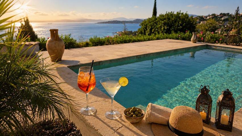 Maison de vacances pour 8 personnes, avec Terrasse et Piscine dans Les Issambres