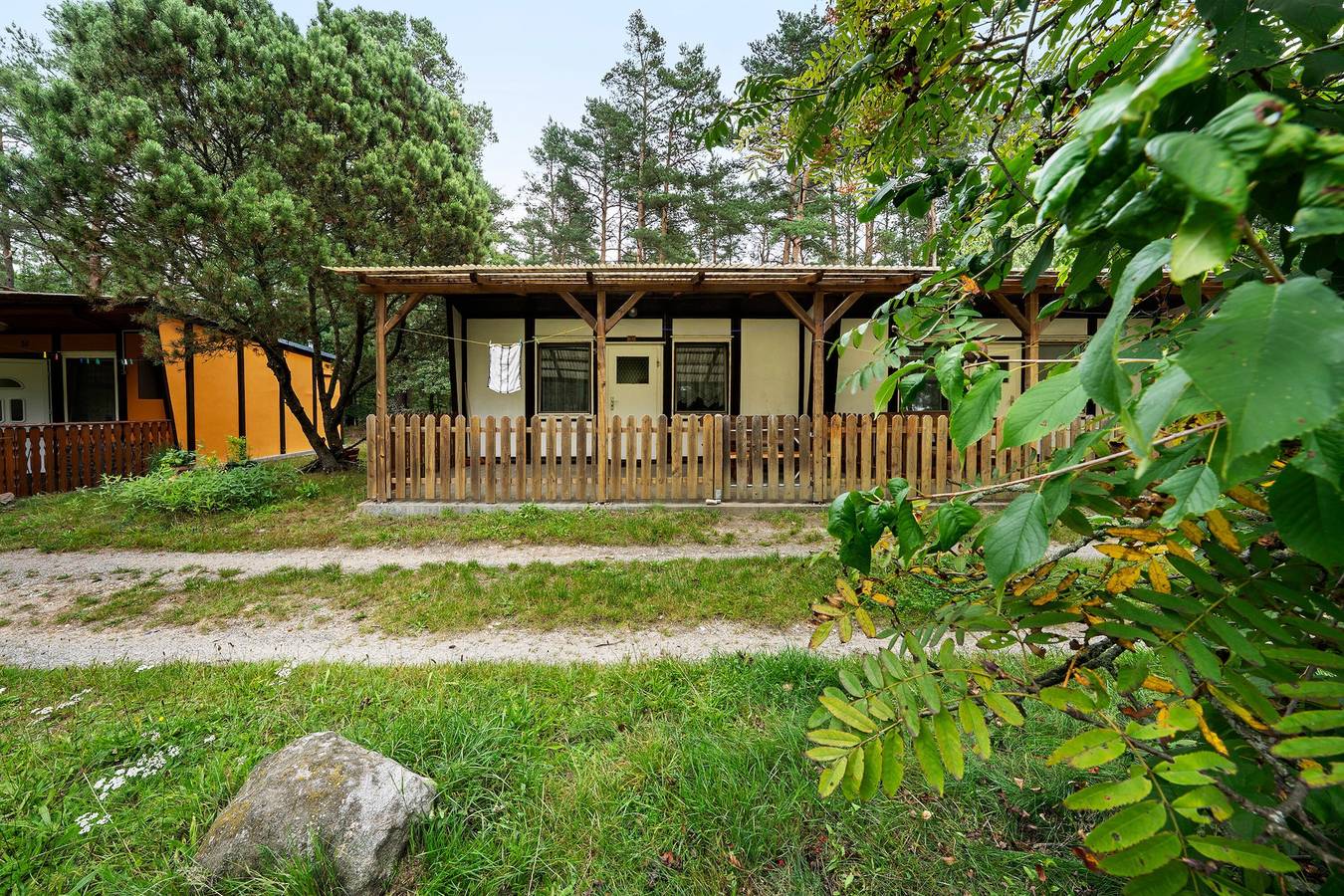 Bungalow '30 - Kimbucht' mit privater Terrasse und gemeinsamem Garten in Waldhufen, Oberlausitz-Niederschlesien