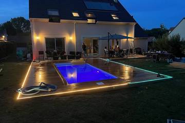 Location de vacances pour 8 personnes, avec jardin et jacuzzi à Méré