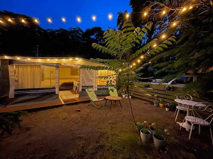Ferienhaus für 5 Personen, mit Ausblick und Garten, mit Haustier