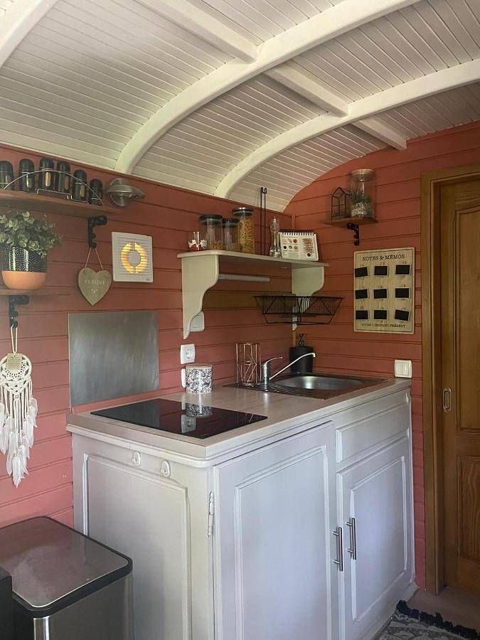 Maison de campagne pour 2 personnes, avec jardin ainsi que piscine et vue à Le Soler - 4