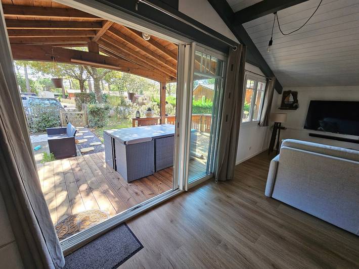Chalet pour 6 personnes, avec bassin pour enfant et jardin en Gironde - 3