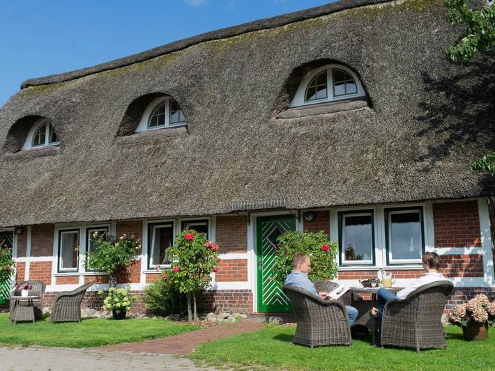 Ferienwohnung für 2 Personen, mit Garten, mit Haustier an der Nordsee