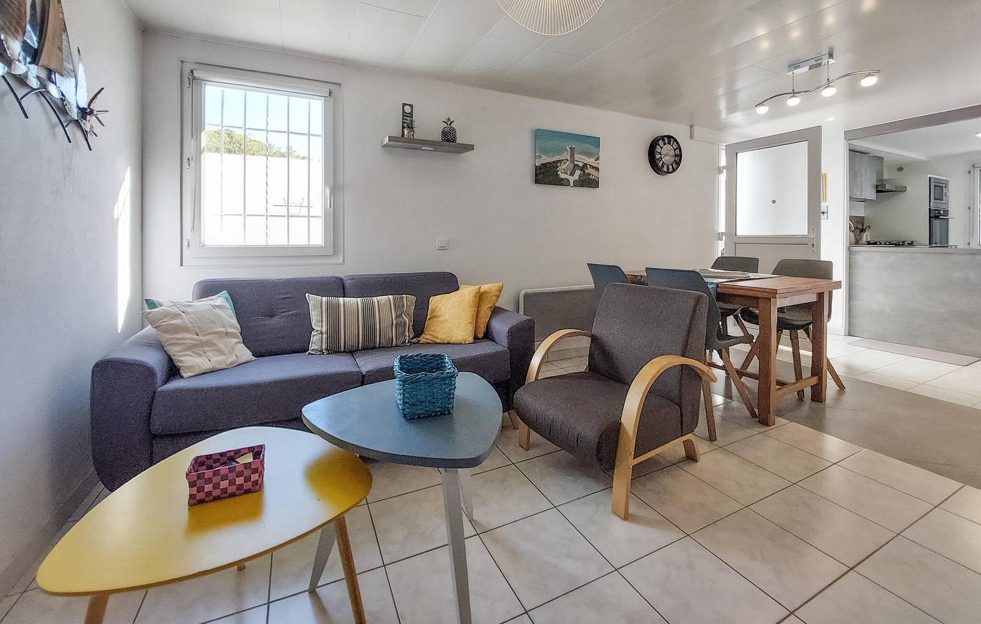 Charmante Ferienwohnung mit Garten, WLAN und Parkplatz in der Nähe des Strandes von Port Notre-Dame in Rivedoux-Plage, Ile de Re