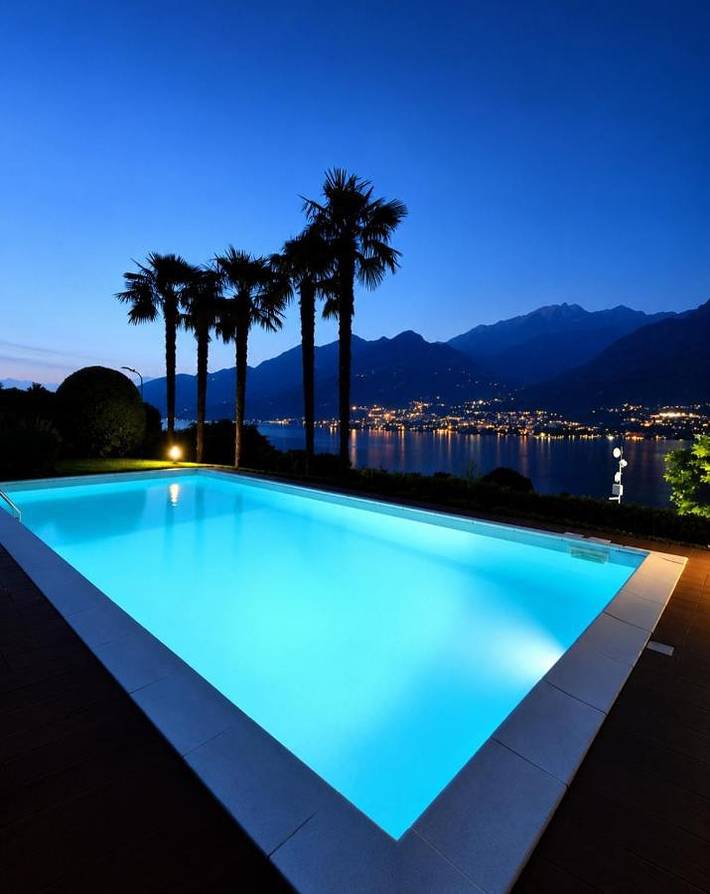 Ferienwohnung für 4 Personen, mit Terrasse und Garten sowie Pool und Seeblick in Onno (Oliveto Lario)