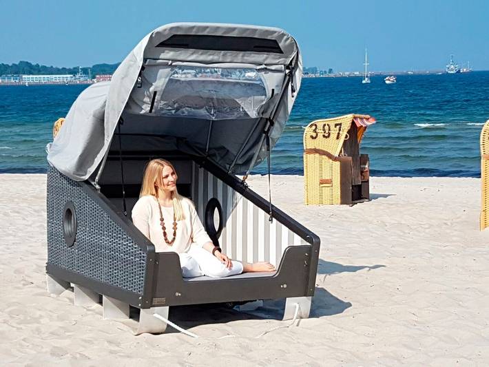 Camping für 2 Personen, mit Seeblick an der Ostsee