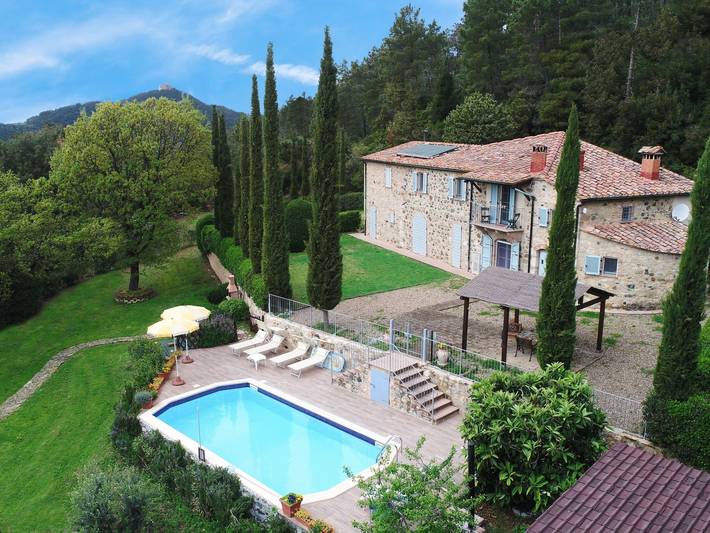 Ferienhaus für 6 Personen, mit Garten und Pool