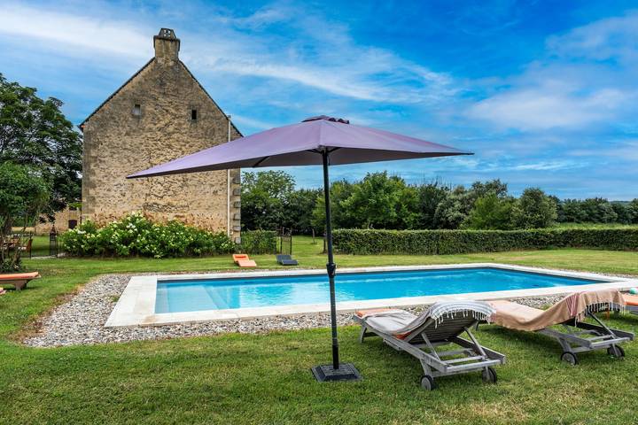 Location de vacances pour 8 personnes, avec Jardin à Domme
