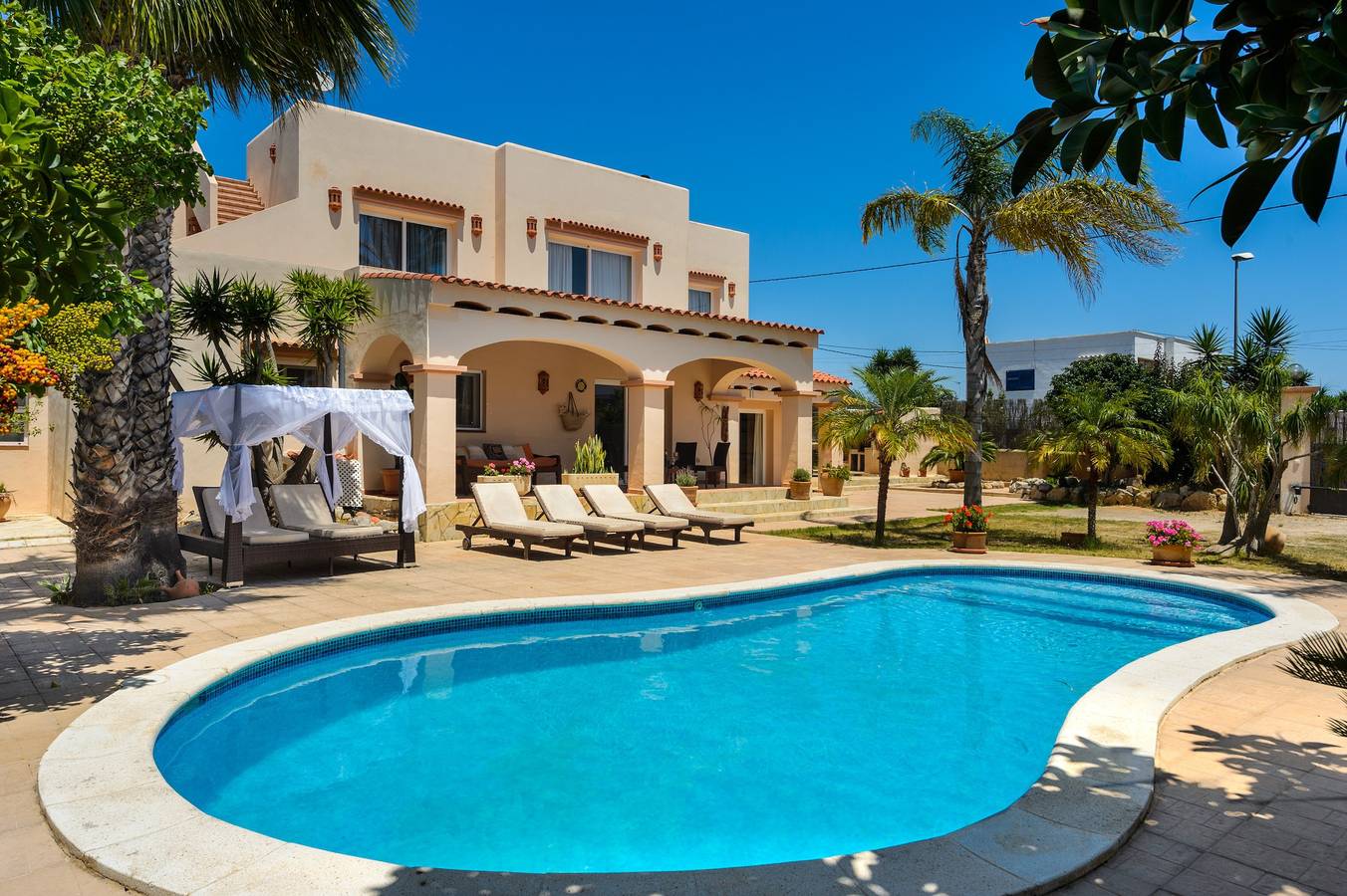 Ferienwohnung "Can Jordi" mit Bergblick in Sant Jordi de ses Salines, Sant Josep de sa Talaia