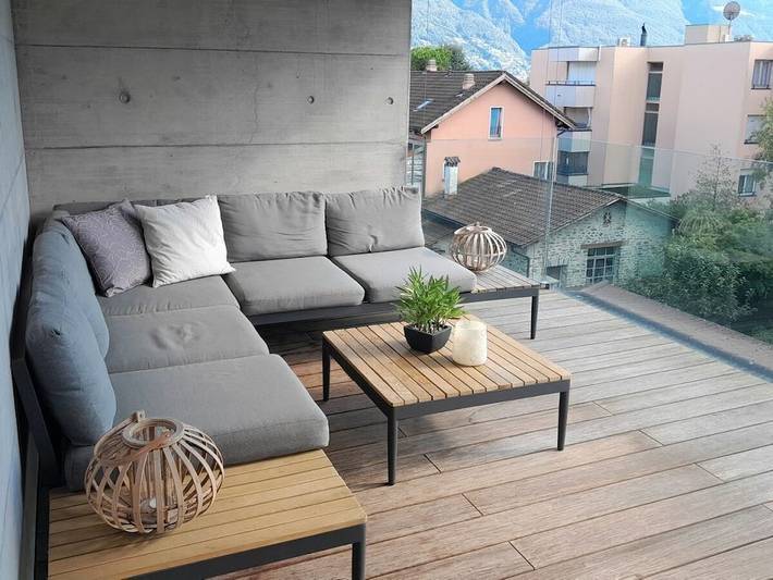 Vakantiehuis voor 4 personen, met terras en whirlpool in Ascona