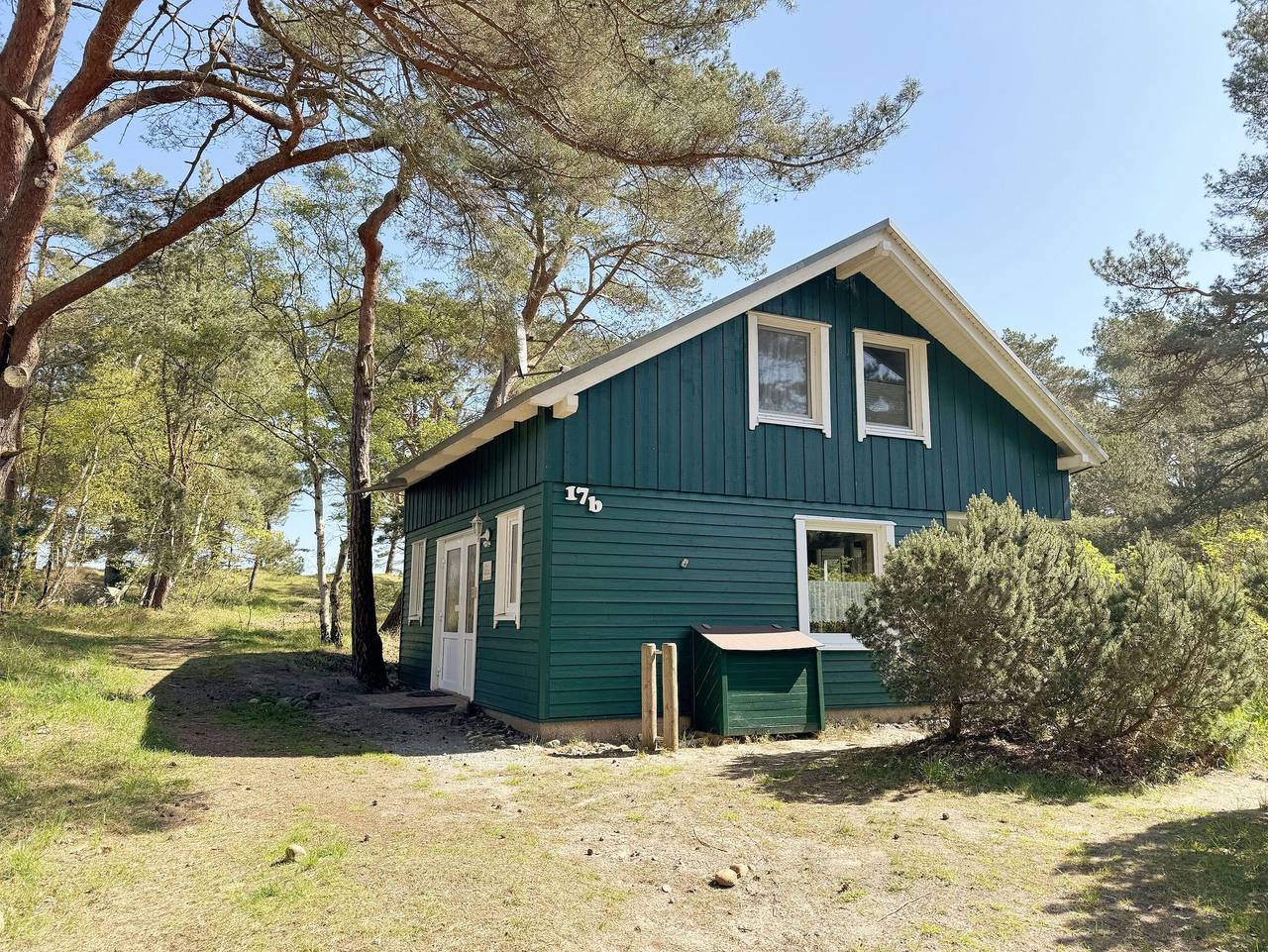 W: Strandhaus Dünenweg 17b mit Terrasse/Kamin in Baabe, Rügen