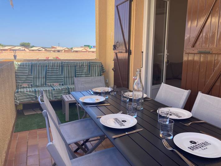 Chalet pour 6 personnes, avec terrasse à Gruissan - 3