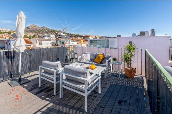 Holiday home for 4 people, with terrace in Malaga