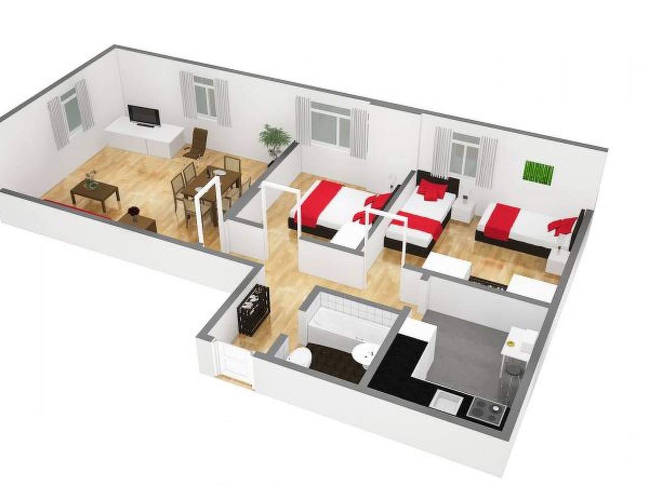 Ganze Wohnung, Ferienwohnung für 6 Personen in Zürich, Bezirk Zürich