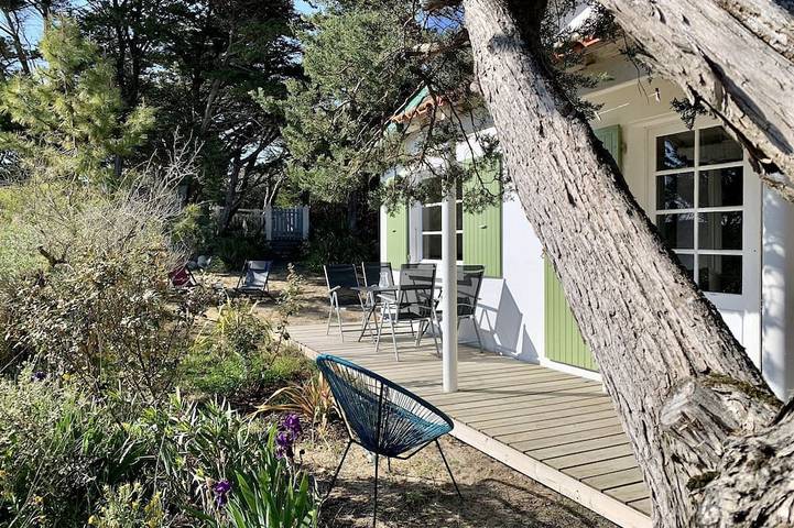 Location de vacances pour 6 personnes, avec jardin et terrasse dans Plage Domino