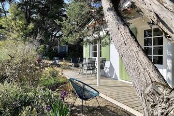 Gîte pour 6 personnes, avec terrasse et jardin dans Plage Domino
