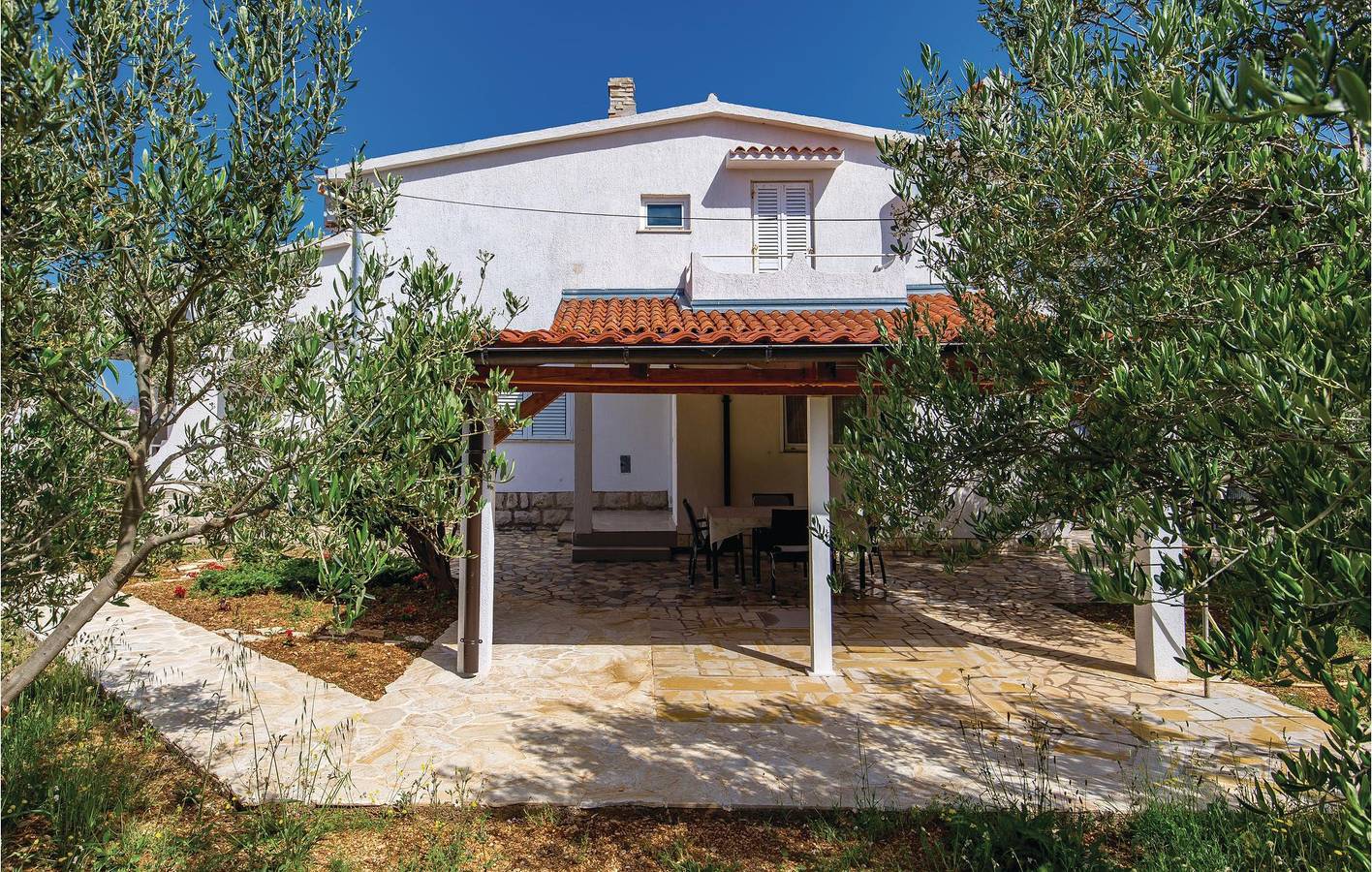 Ganze Ferienwohnung, Ferienwohnung für 4 Personen mit Terrasse in Kaštel (Barbat), Barbat na Rabu